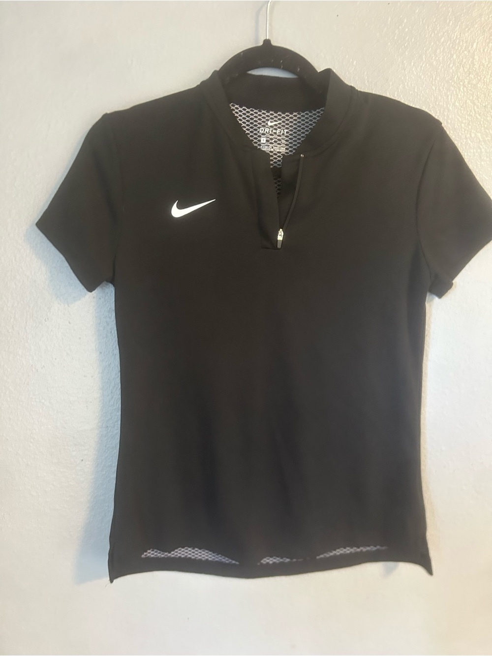 Nike dri fit have zip polo